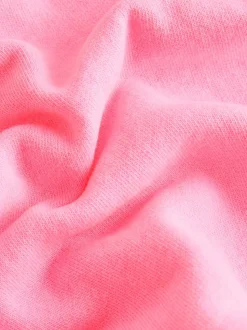 Felroze - Sweatshirt met ronde hals (3 mnd-7 jr)