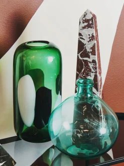 Fifty Five South Hakan Glass Vase