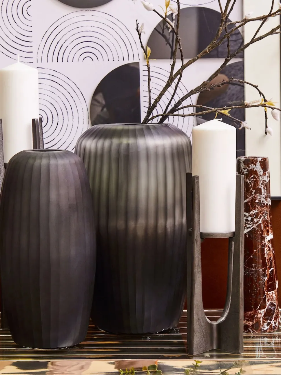 Fifty Five South Hessa Glass Vase