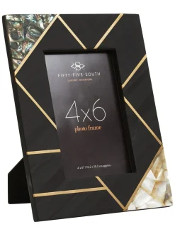 Fifty Five South Oriana Slate Frame with Mother of Pearl Inlays