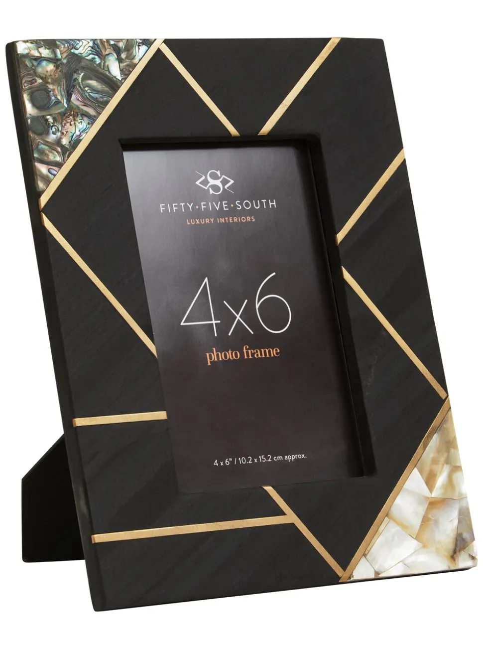 Fifty Five South Oriana Slate Frame with Mother of Pearl Inlays