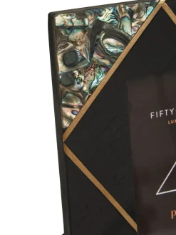 Fifty Five South Oriana Slate Frame with Mother of Pearl Inlays