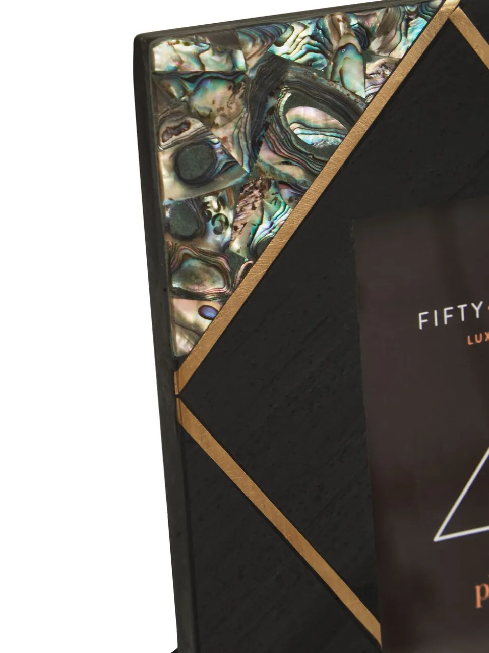 Fifty Five South Oriana Slate Frame with Mother of Pearl Inlays
