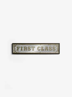 First Glass Mirror Slogan Wall Art