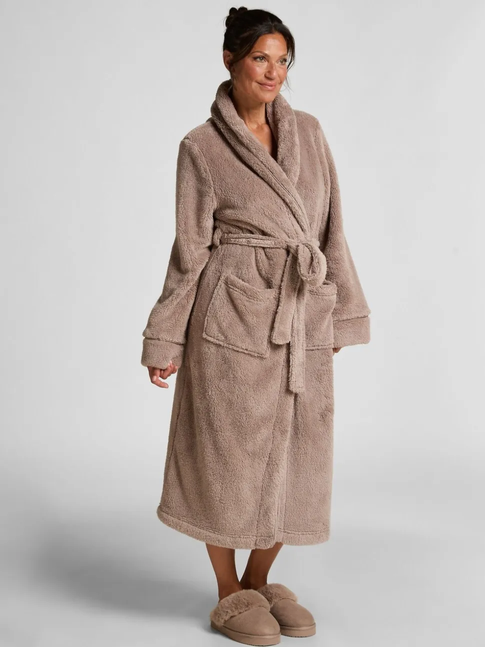 Fleece Bathrobe