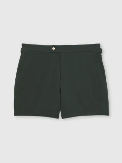 Flessengroen - Reiss Sun Side-Adjuster Swim Shorts