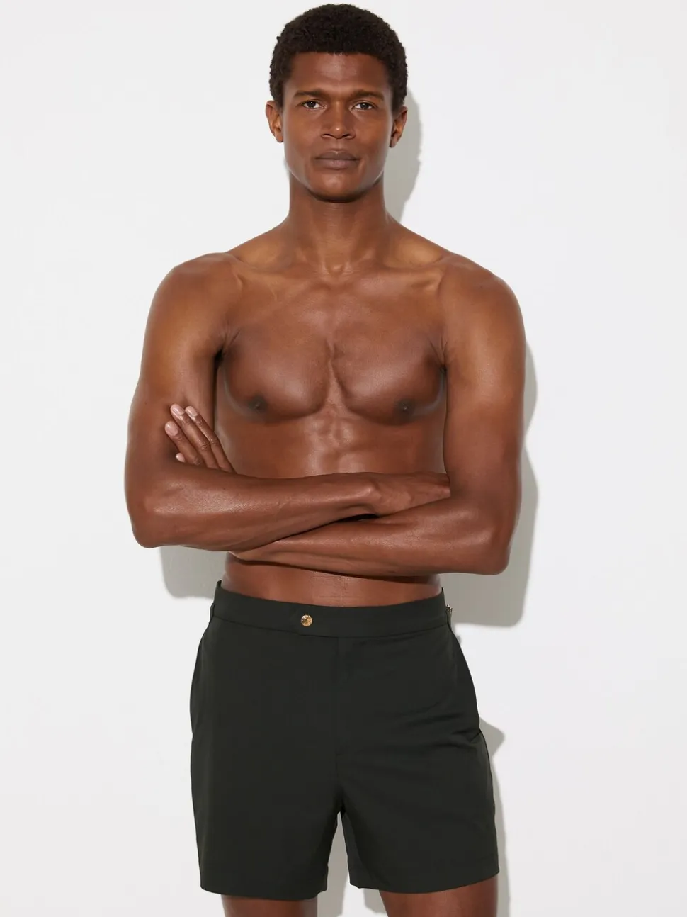 Flessengroen - Reiss Sun Side-Adjuster Swim Shorts