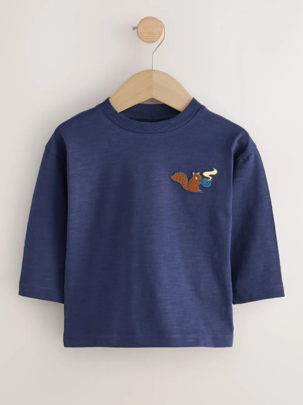 Fleurig met dierenprint - Set van 5 T-shirts met lange mouwen (3 mnd-7 jr)