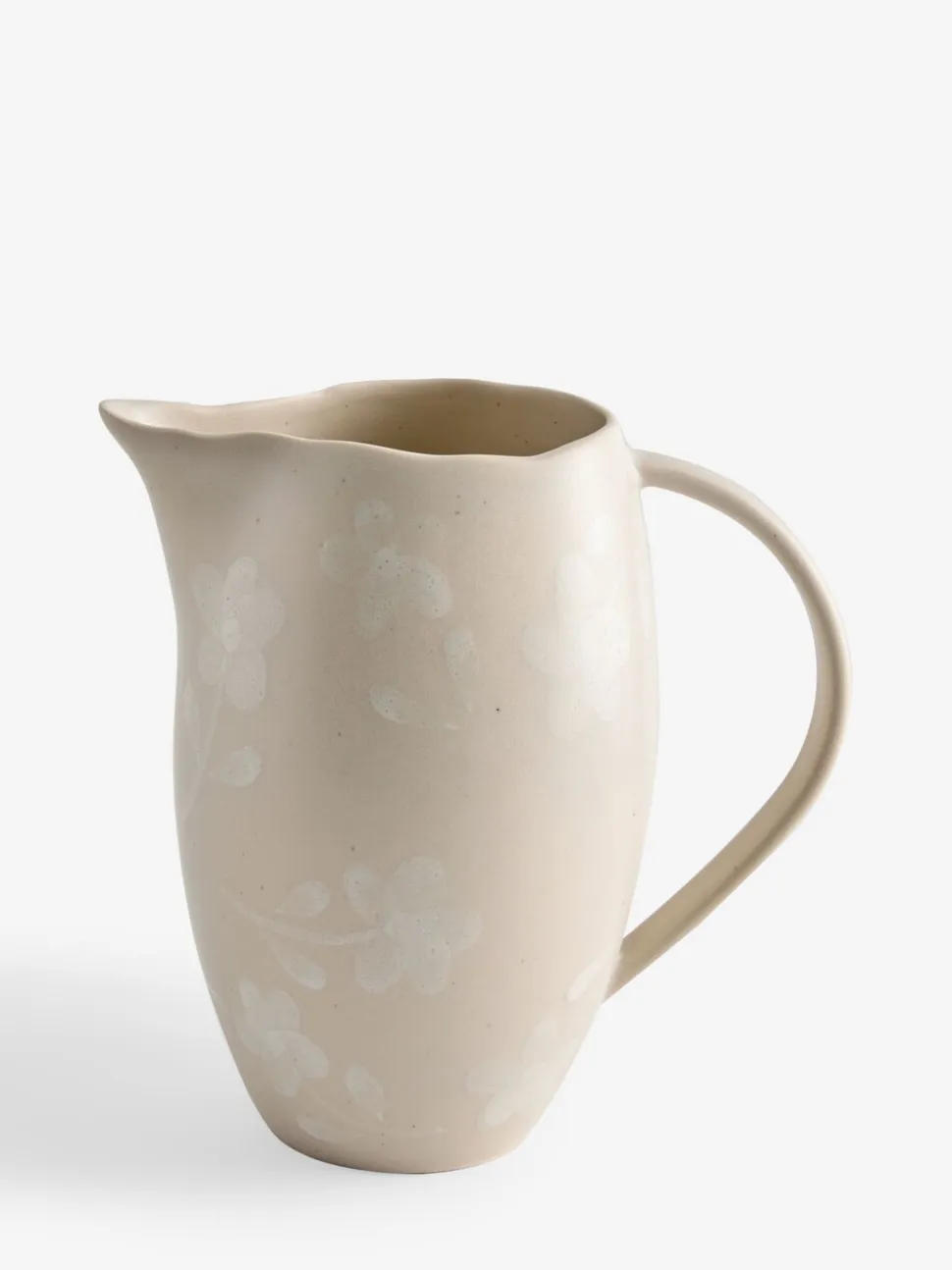 Floral Ceramic Jug Vase