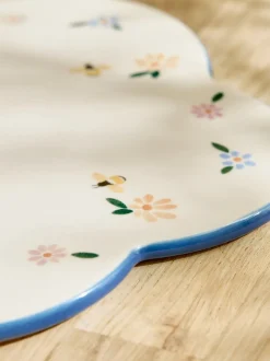Floral Ceramic Trivet