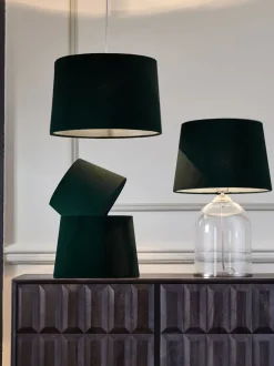 Fluwelen gemakkelijk te monteren plafondlampenkap