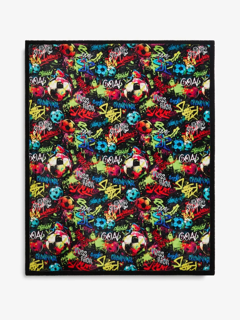 Football Fleece Throw