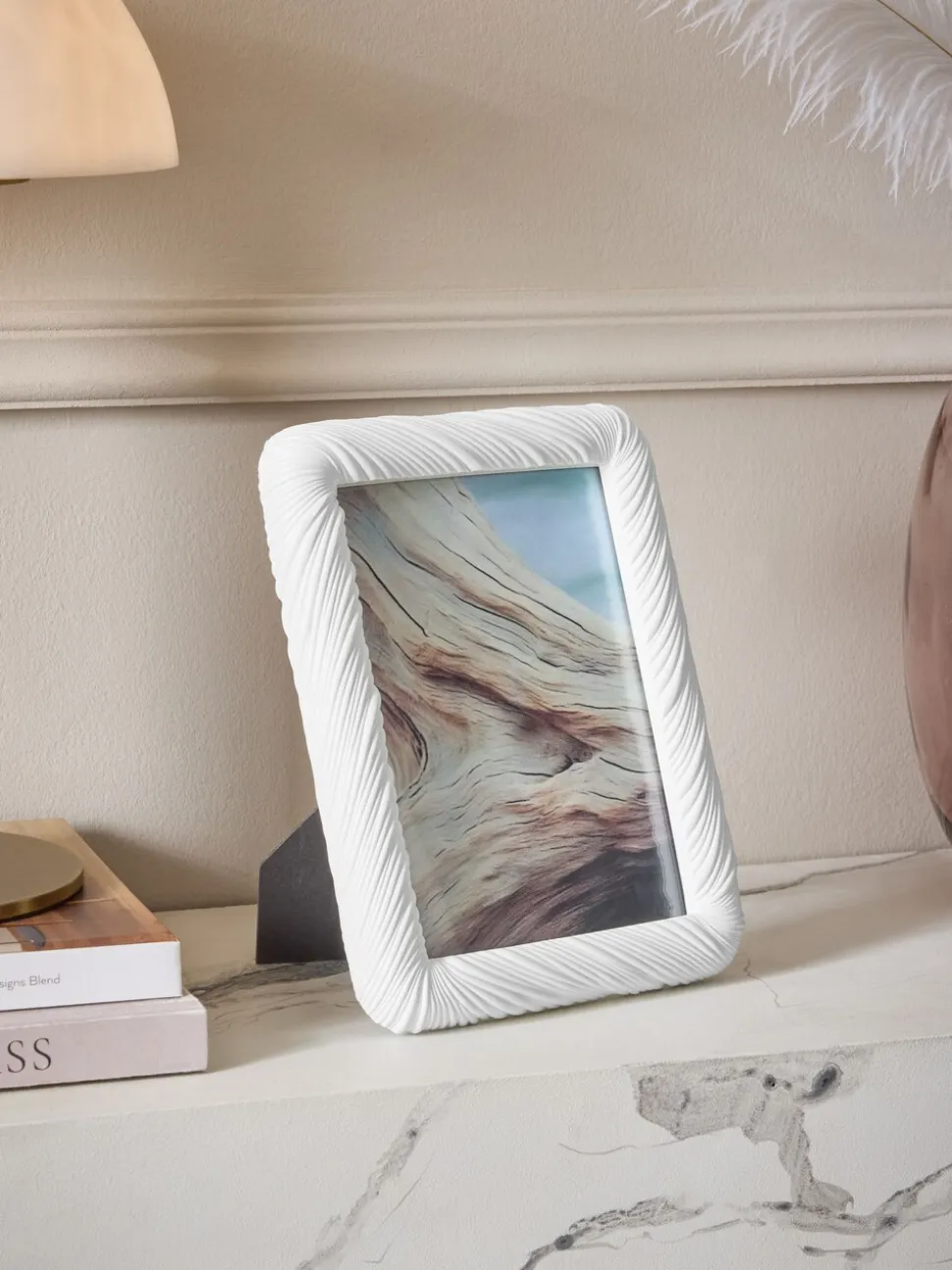 Fotolijst met geplooide textuur