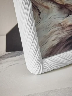 Fotolijst met geplooide textuur