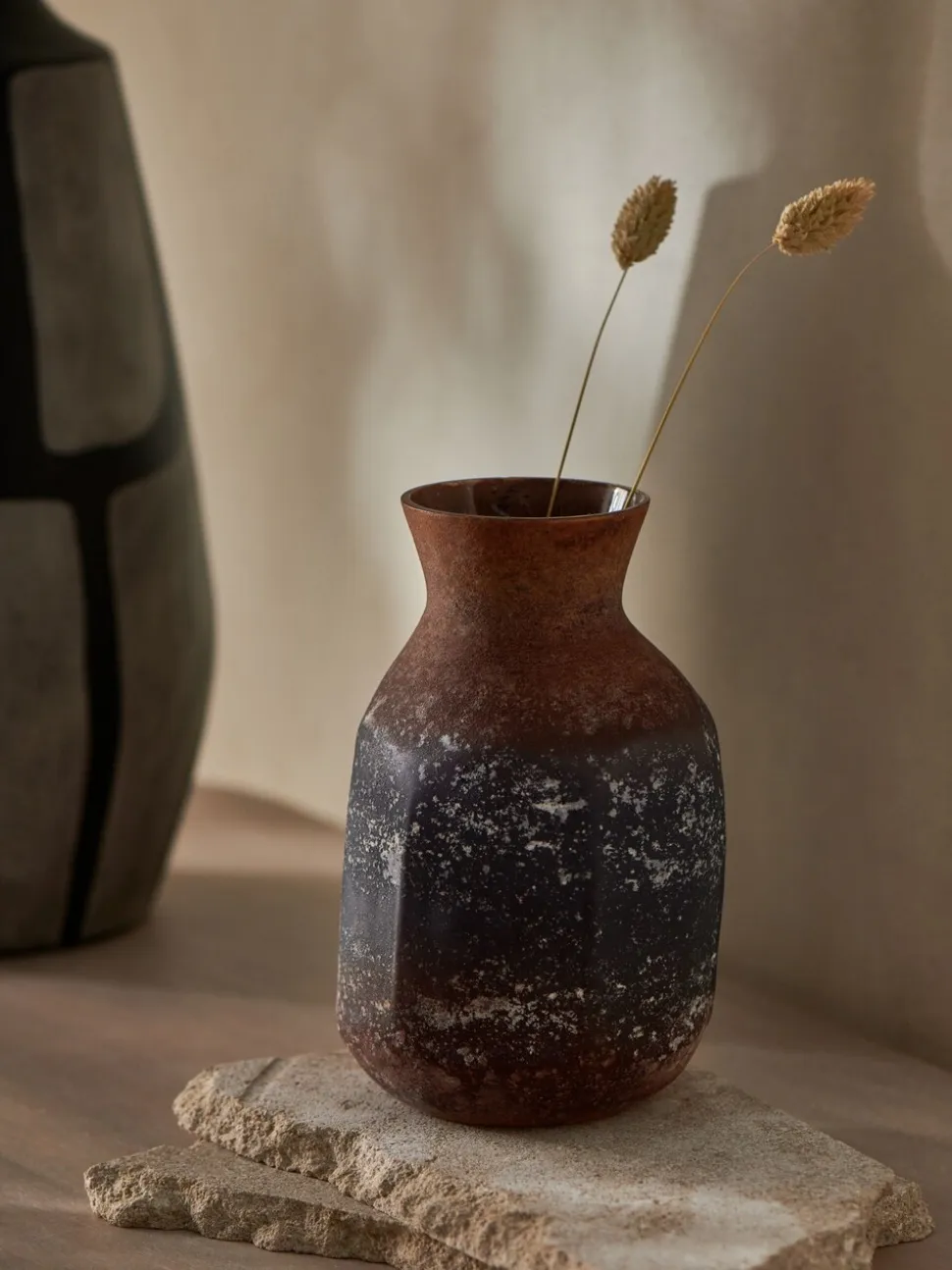 French Connection Rust Effect Vase