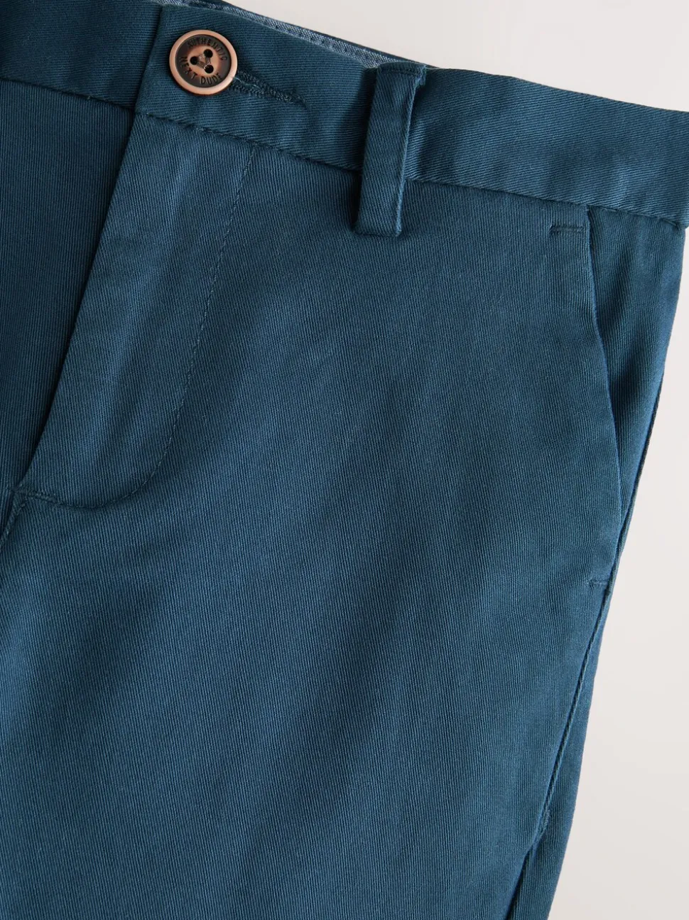French marineblauw - Stretchy chino's (3-17jr)