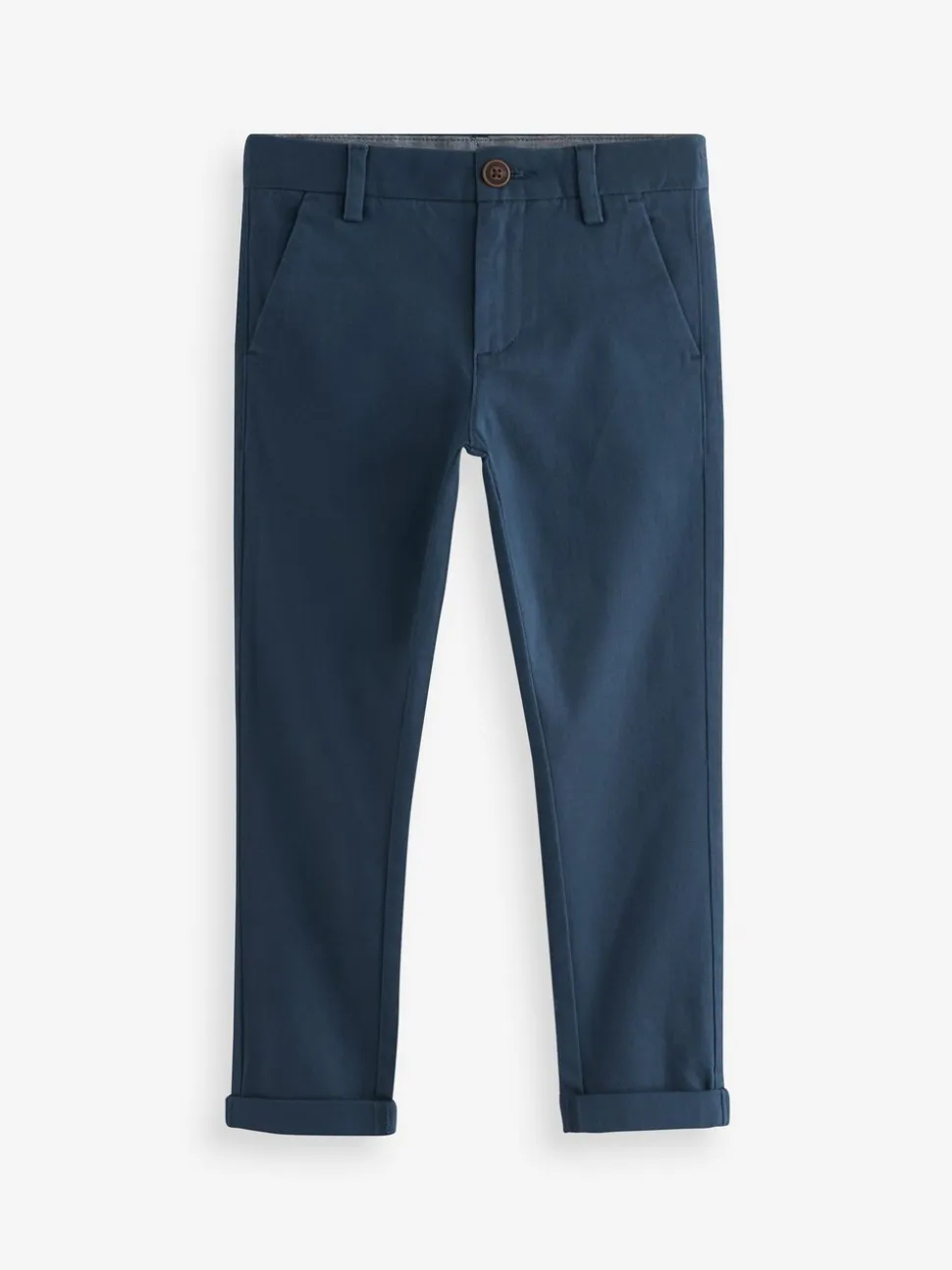 French marineblauw - Stretchy chino's (3-17jr)