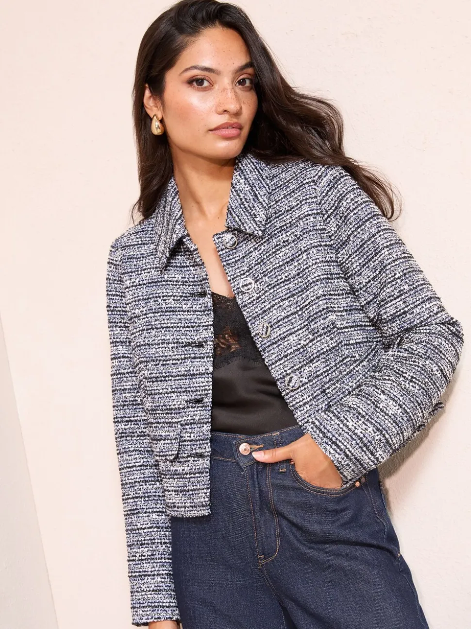 Friends Like These Boucle Trophy Jacket