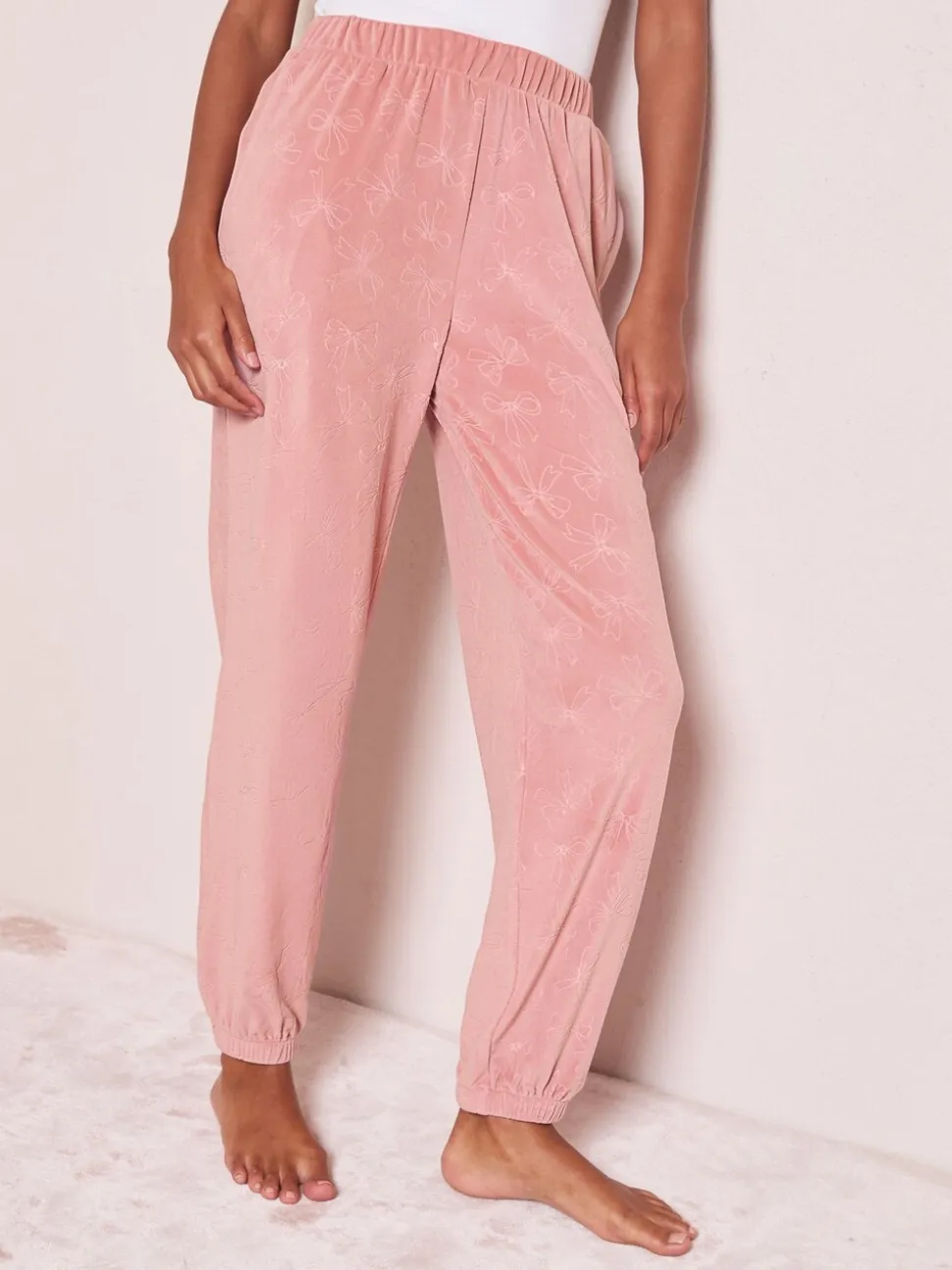 Friends Like These Bow Embossed Pyjama Bottoms