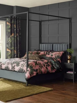 Fringed Tiger Duvet Cover and Pillowcase Set