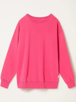 Fuchsiaroze - FatFace - sweatshirt met ronde hals