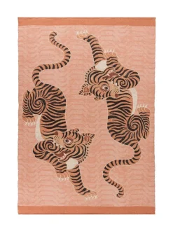 furn. Tibetan Tiger Animal Washable Outdoor/Indoor Rug