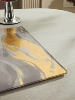 Galaxy glazen tafelstuk