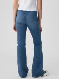 Gap High Waisted Crossover Flare Jeans (5-13yrs) (5-13yrs)