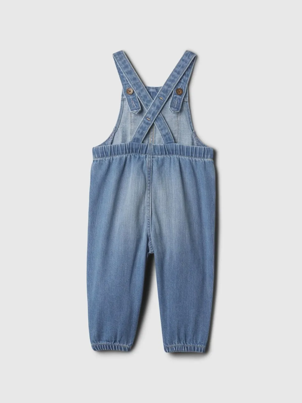 Gap katoenen denim tuinbroek (0-24mnd)
