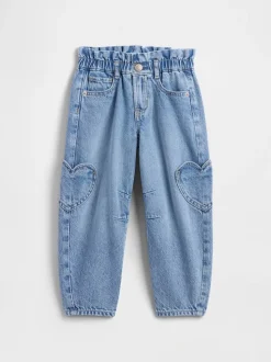 Gap Paperbag Horseshoe Jeans (6mths-5yrs)