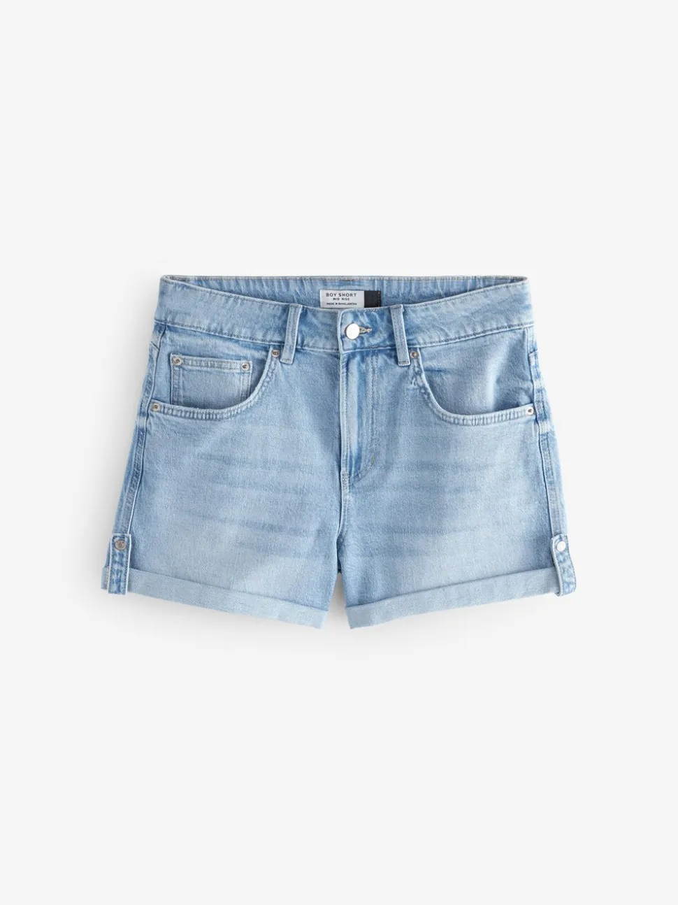 Gebleekt - Denim jongensshort