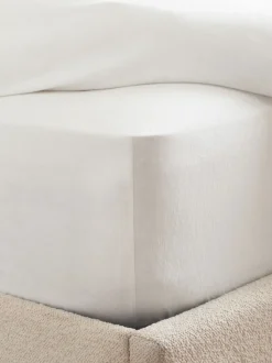 Geborsteld superzacht katoenen laken