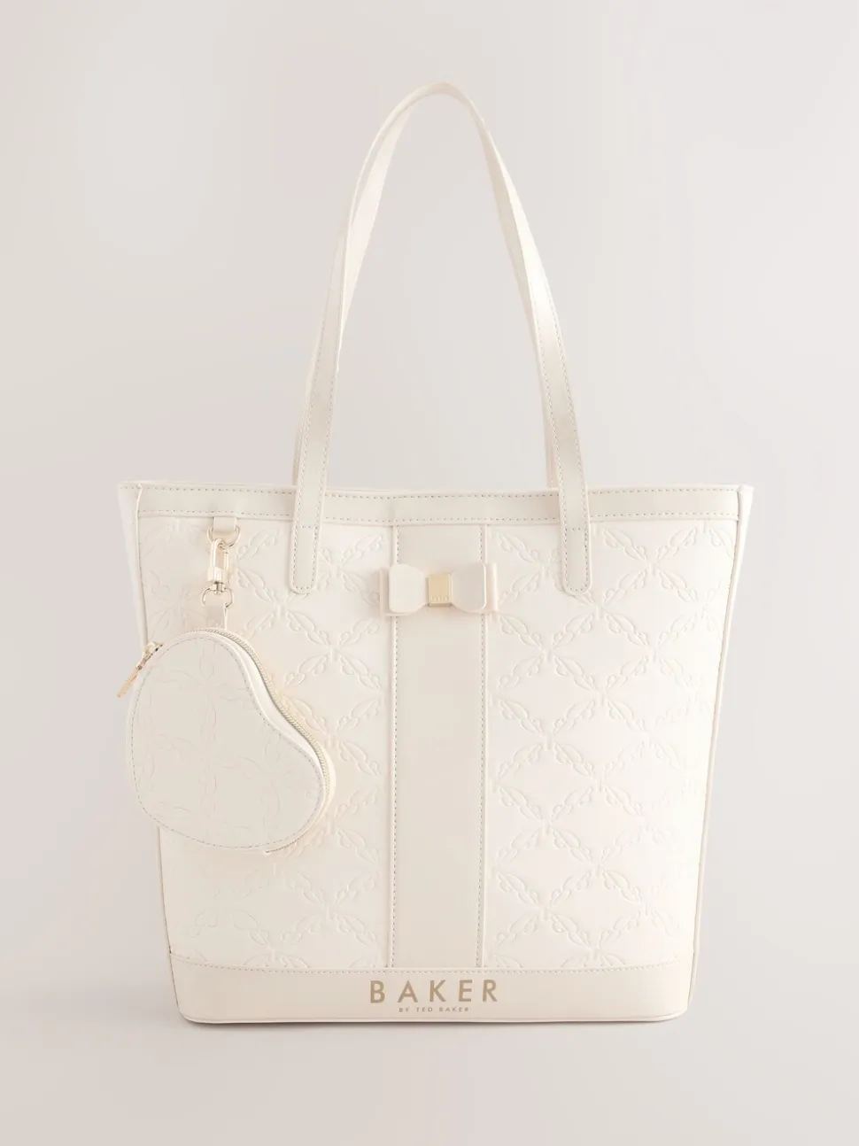 Gebroken wit - Baker by Ted Baker Embossed PU Tote Bag