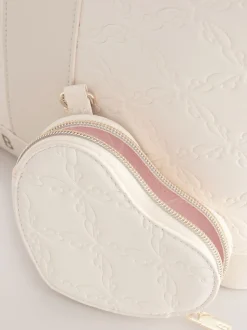 Gebroken wit - Baker by Ted Baker Embossed PU Tote Bag