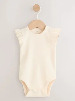 Geel ditsy - Babyjersey bretelbroeken en Bodysuits Set van 2 stuks (0maanden -3jaar)