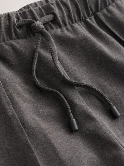 Gemêleerd antracietgrijs - Jersey joggingbroek