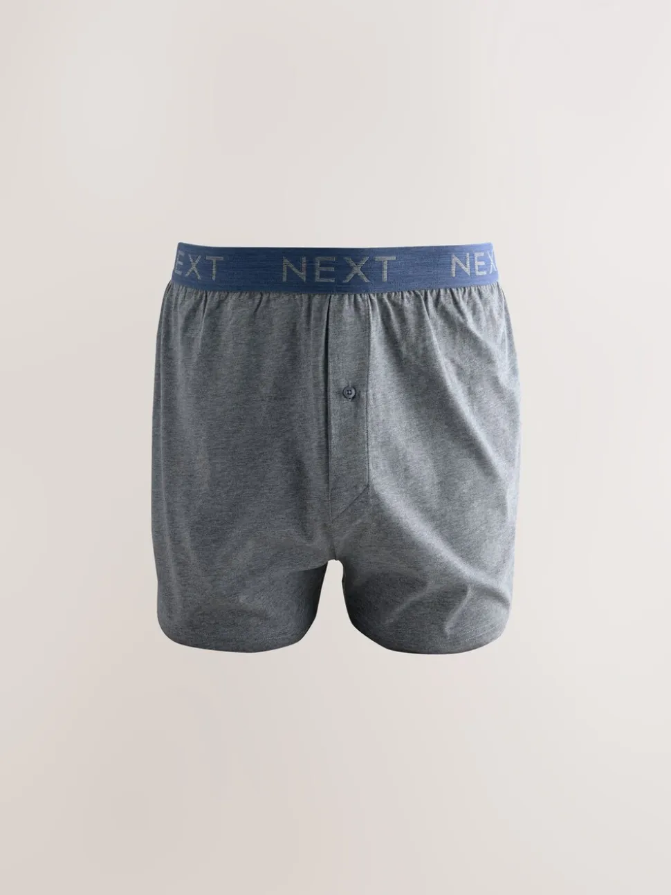Gemêleerd blauw/grijs - Boxershorts met wijde pasvorm