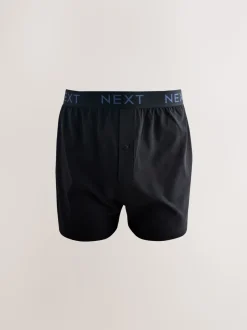 Gemêleerd blauw/grijs - Boxershorts met wijde pasvorm