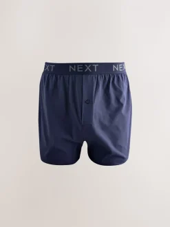 Gemêleerd blauw/grijs - Boxershorts met wijde pasvorm