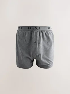 Gemêleerd blauw/grijs - Boxershorts met wijde pasvorm
