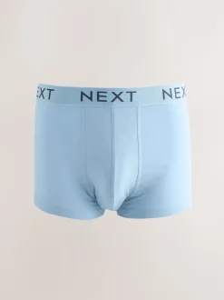 Gemêleerd blauw/grijs - Hipster boxers van katoenrijke mix