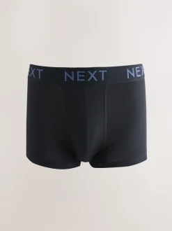 Gemêleerd blauw/grijs - Hipster boxers van katoenrijke mix