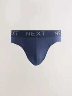 Gemêleerd blauw/grijs - Verpakking van 10 - Katoenrijke slips