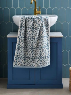 Geo Tile 100% Cotton Towel
