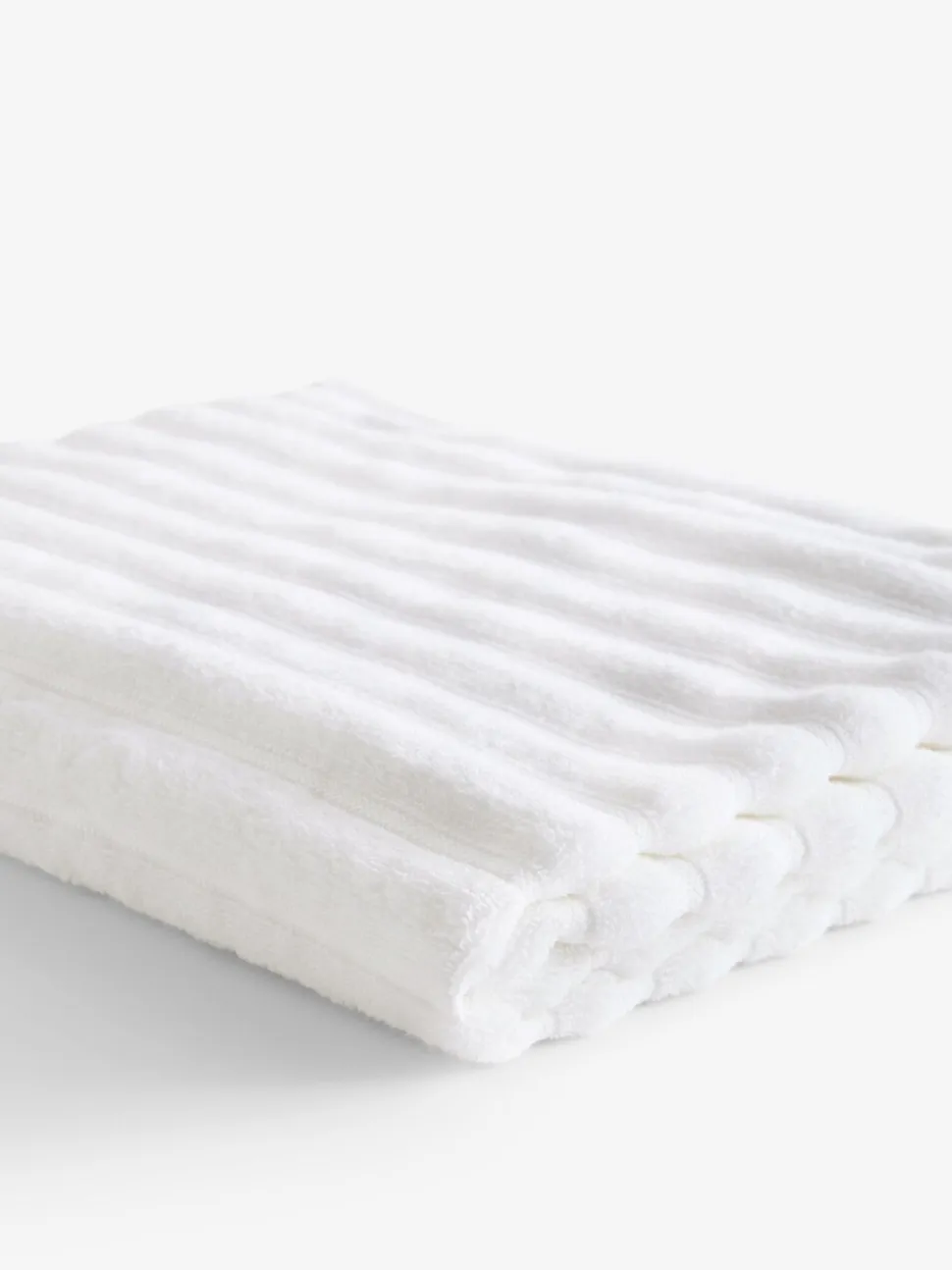 Geribbelde handdoek