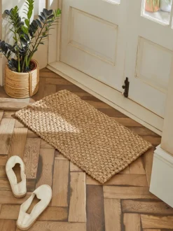 Geweven jute deurmat