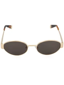 Goud - Dune London Glee Fashion Oval Sunglasses