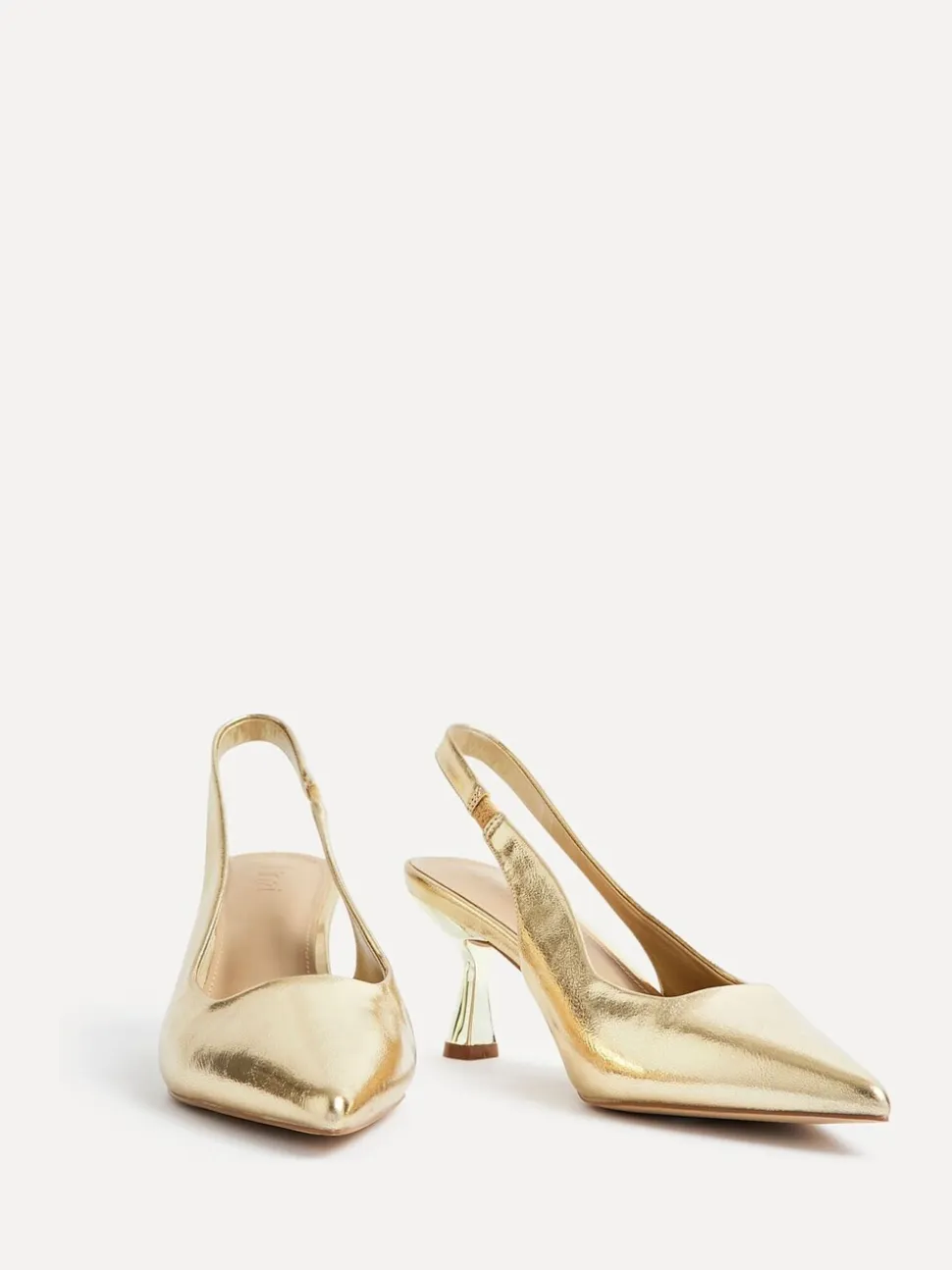 Goud - Linzi Presley pumps met naaldhakken en spitse neus