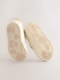Goud - Sneakers met dikke zool en klittenbandsluiting