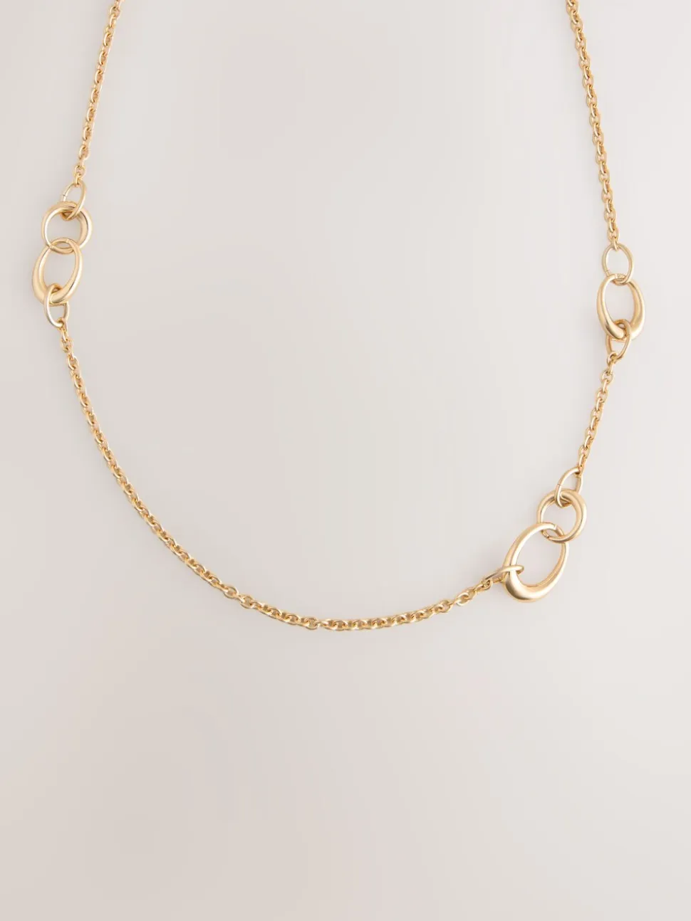 Goudkleurig - Lange schakelketting